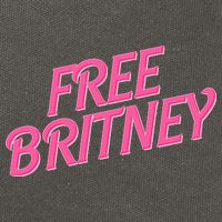 Free Britney Logo Cotton Canvas Backpack