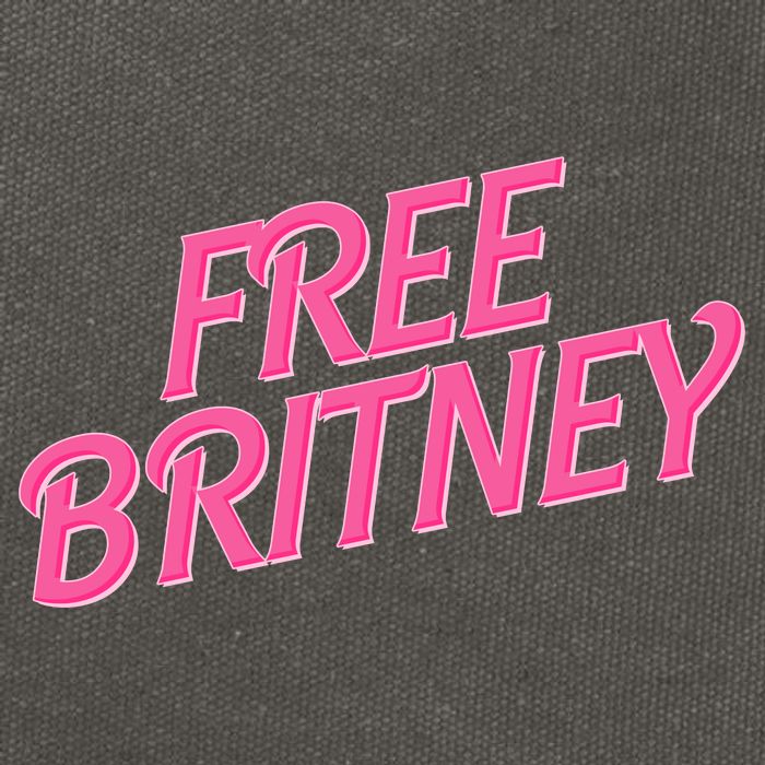 Free Britney Logo Cotton Canvas Backpack