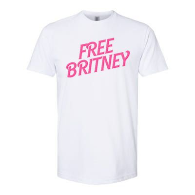 Free Britney Logo Softstyle CVC T-Shirt