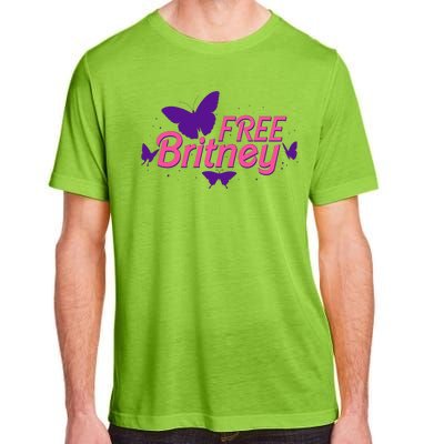 Free Britney Meme Butterflies Adult ChromaSoft Performance T-Shirt