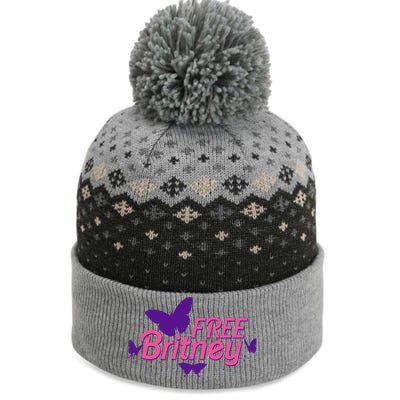 Free Britney Meme Butterflies The Baniff Cuffed Pom Beanie