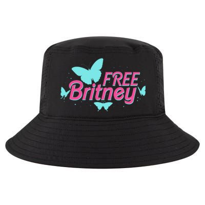 Free Britney Meme Butterflies Cool Comfort Performance Bucket Hat