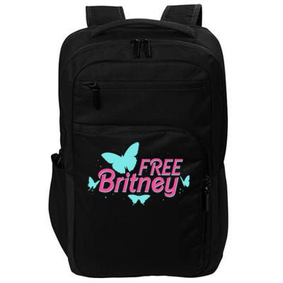 Free Britney Meme Butterflies Impact Tech Backpack