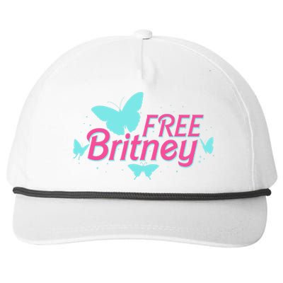 Free Britney Meme Butterflies Snapback Five-Panel Rope Hat