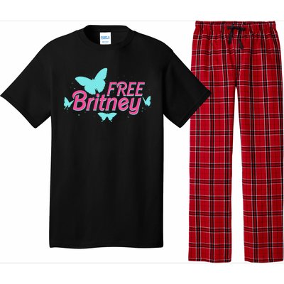 Free Britney Meme Butterflies Pajama Set