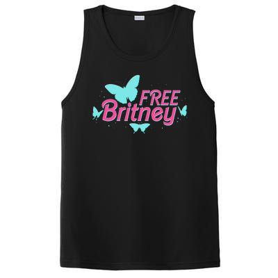 Free Britney Meme Butterflies PosiCharge Competitor Tank