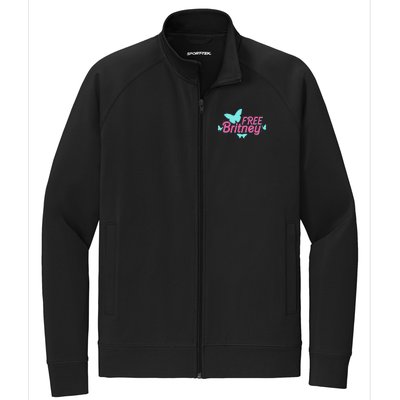 Free Britney Meme Butterflies Stretch Full-Zip Cadet Jacket