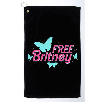 Free Britney Meme Butterflies Golf Towel