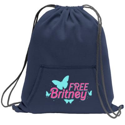 Free Britney Meme Butterflies Sweatshirt Cinch Pack Bag