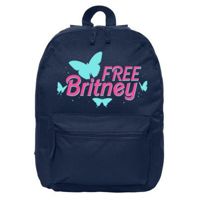 Free Britney Meme Butterflies 16 in Basic Backpack