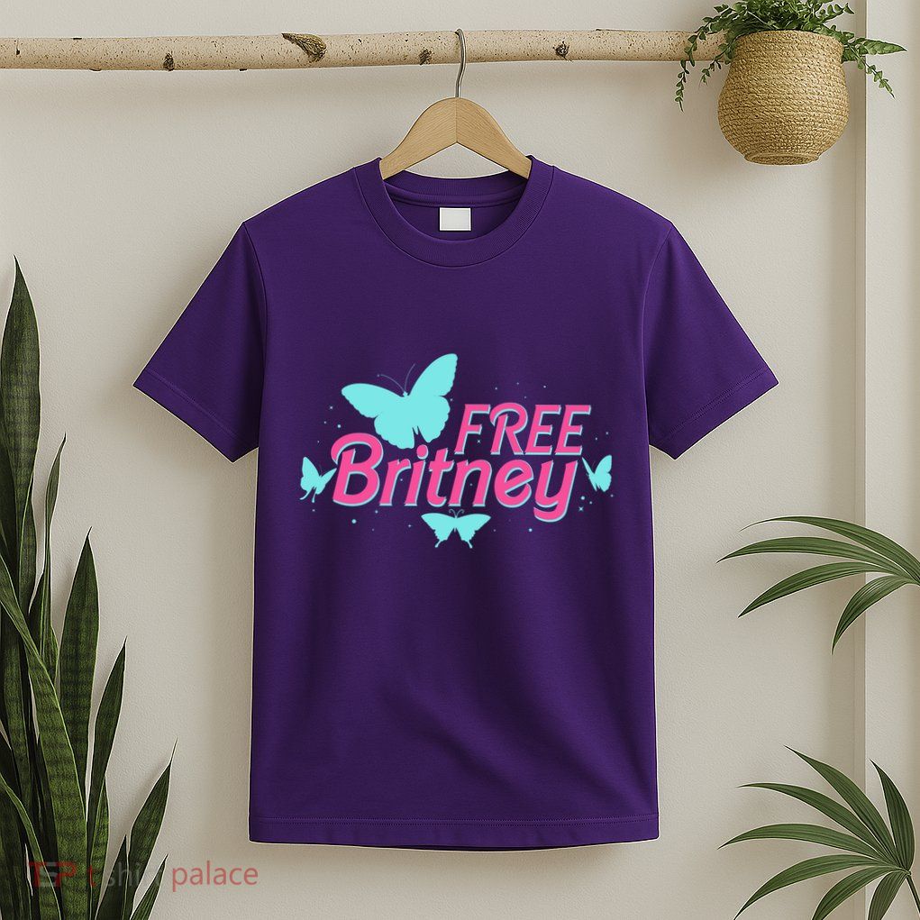 Free Britney Meme Butterflies T-Shirt