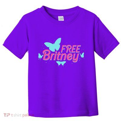 Free Britney Meme Butterflies Toddler T-Shirt
