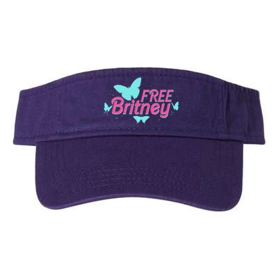 Free Britney Meme Butterflies Valucap Bio-Washed Visor