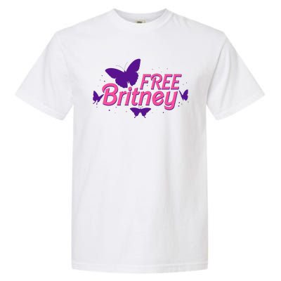 Free Britney Meme Butterflies Garment-Dyed Heavyweight T-Shirt