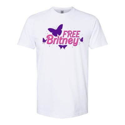 Free Britney Meme Butterflies Softstyle CVC T-Shirt