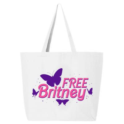 Free Britney Meme Butterflies 25L Jumbo Tote