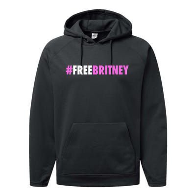 Free Britney Meme Fight For Britney Performance Fleece Hoodie