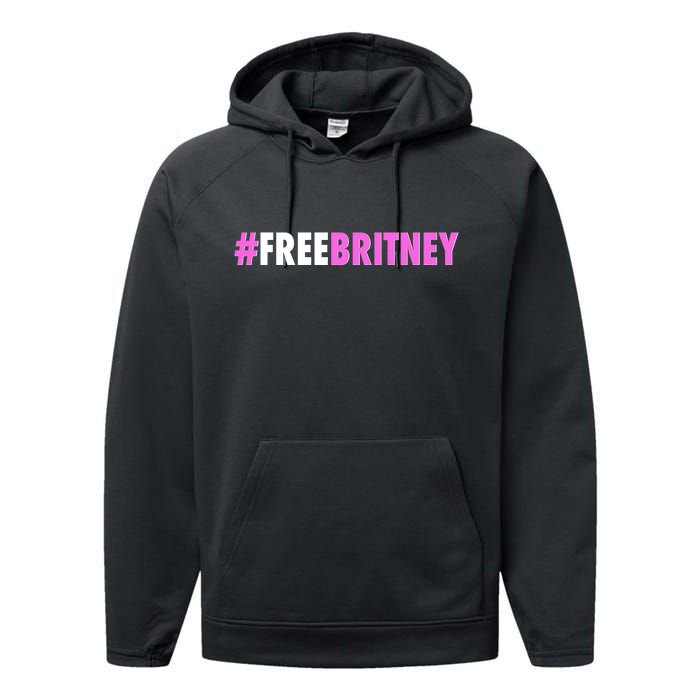 Free Britney Meme Fight For Britney Performance Fleece Hoodie