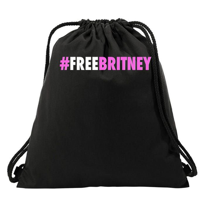 Free Britney Meme Fight For Britney Drawstring Bag