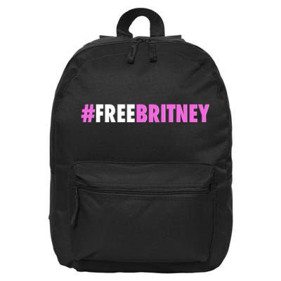 Free Britney Meme Fight For Britney 16 in Basic Backpack