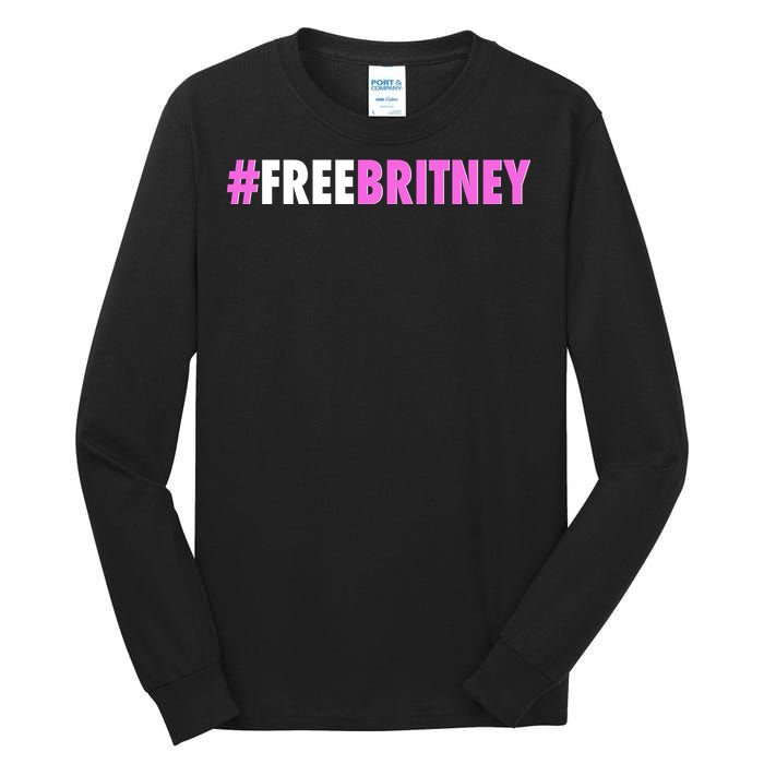 Free Britney Meme Fight For Britney Tall Long Sleeve T-Shirt