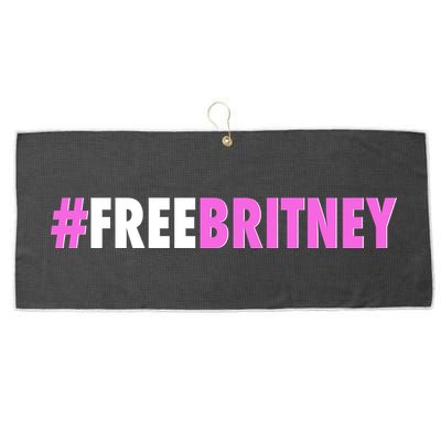 Free Britney Meme Fight For Britney Large Microfiber Waffle Golf Towel