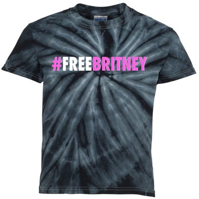 Free Britney Meme Fight For Britney Kids Tie-Dye T-Shirt