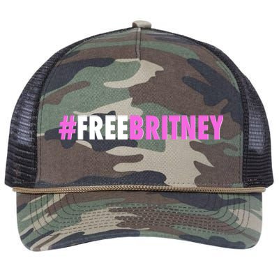 Free Britney Meme Fight For Britney Retro Rope Trucker Hat Cap