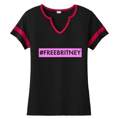 Free Britney Meme Movement Ladies Halftime Notch Neck Tee