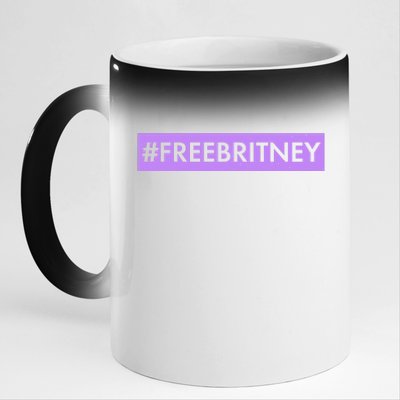 Free Britney Meme Movement 11oz Black Color Changing Mug