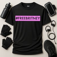 Free Britney Meme Movement Cooling Performance Crew T-Shirt