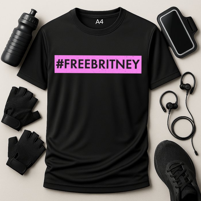 Free Britney Meme Movement Cooling Performance Crew T-Shirt