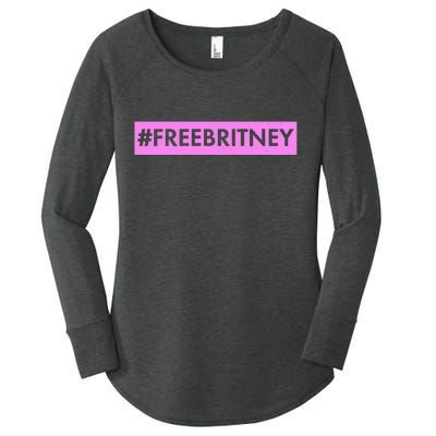 Free Britney Meme Movement Women's Perfect Tri Tunic Long Sleeve Shirt