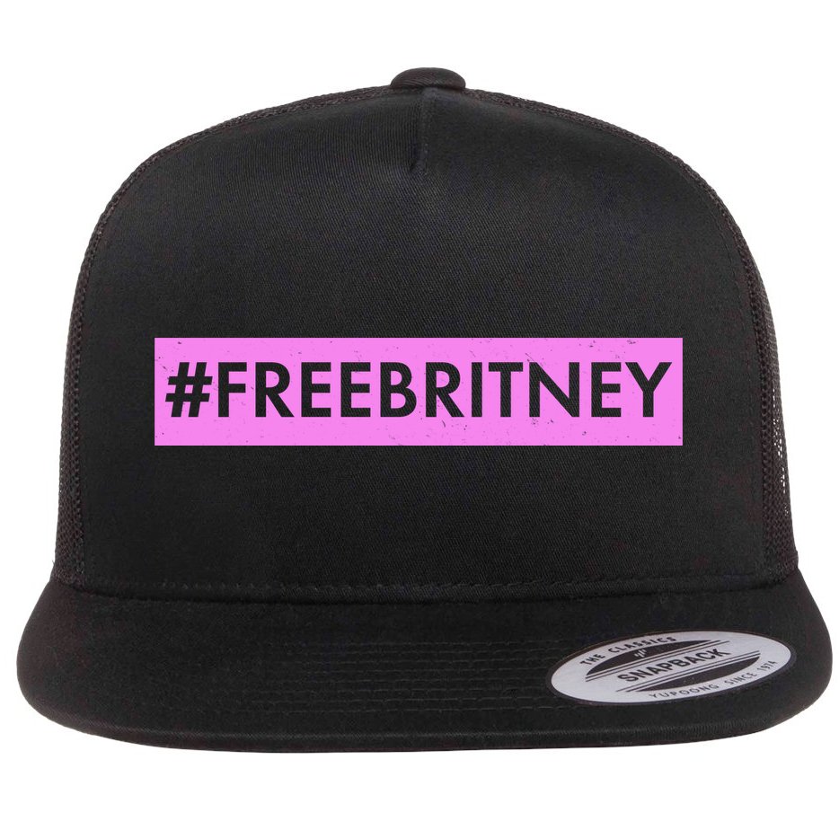 Free Britney Meme Movement Flat Bill Trucker Hat