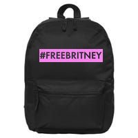 Free Britney Meme Movement 16 in Basic Backpack