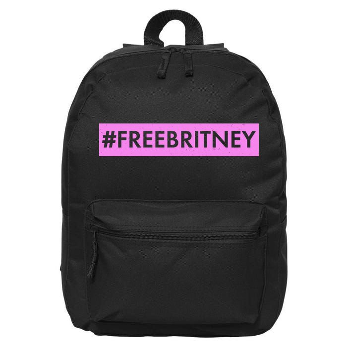 Free Britney Meme Movement 16 in Basic Backpack
