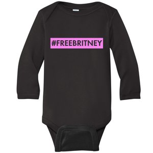 Free Britney Meme Movement Baby Long Sleeve Bodysuit