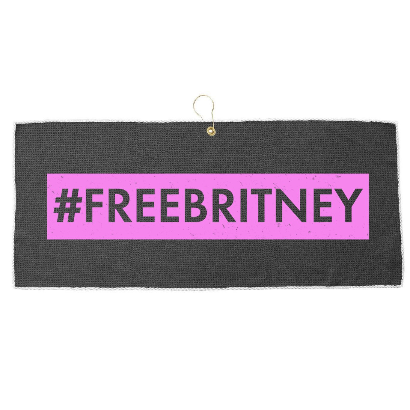 Free Britney Meme Movement Large Microfiber Waffle Golf Towel