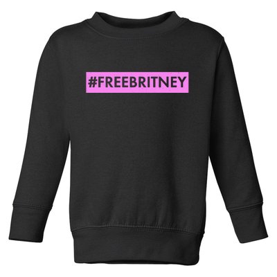 Free Britney Meme Movement Toddler Sweatshirt