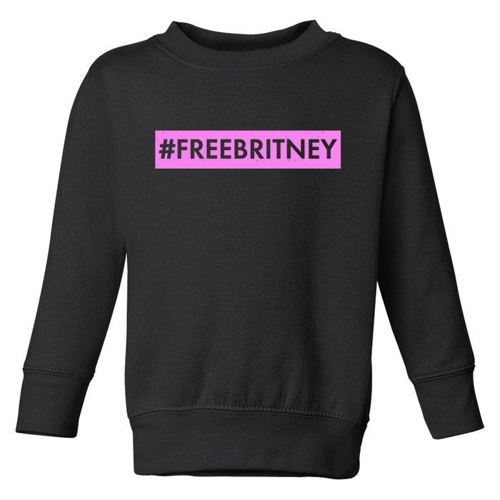 Free Britney Meme Movement Toddler Sweatshirt