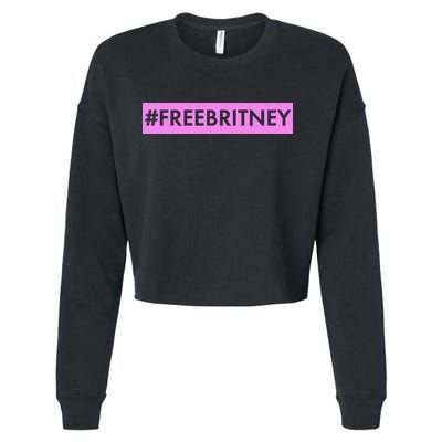 Free Britney Meme Movement Cropped Pullover Crew