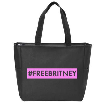 Free Britney Meme Movement Zip Tote Bag