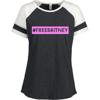 Free Britney Meme Movement Enza Ladies Jersey Colorblock Tee