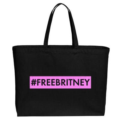 Free Britney Meme Movement Cotton Canvas Jumbo Tote