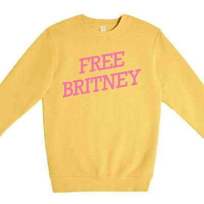 Free Britney pink Premium Crewneck Sweatshirt