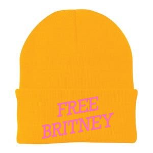 Free Britney pink Knit Cap Winter Beanie