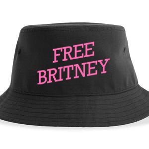 Free Britney pink Sustainable Bucket Hat