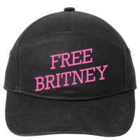 Free Britney pink 7-Panel Snapback Hat