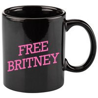 Free Britney pink 11oz C Handle Ceramic Mug