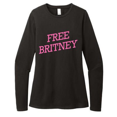 Free Britney pink Womens CVC Long Sleeve Shirt